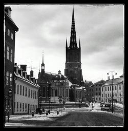 Facade of church against sky