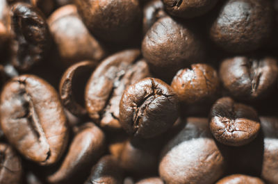 Full frame shot of coffee beans