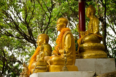 Low angle view of temple