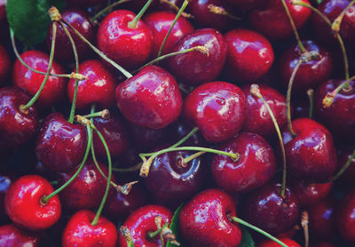 Full frame shot of strawberries