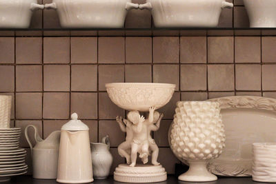 Close-up of objects on table