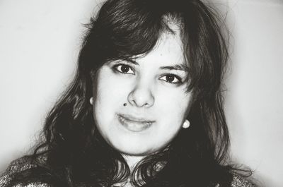 Portrait of young woman