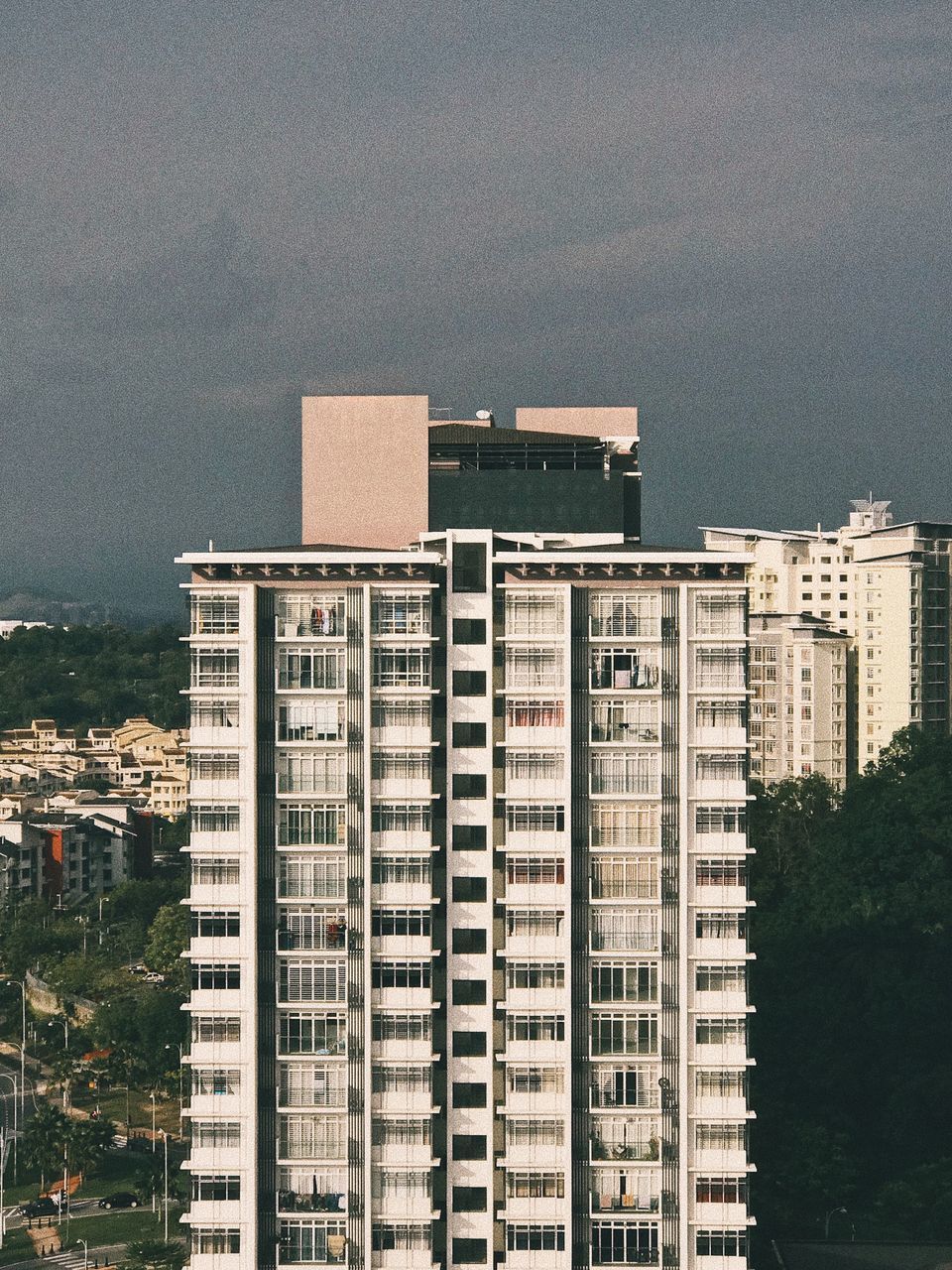 RESIDENTIAL BUILDINGS AGAINST SKY