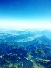 Aerial view of landscape