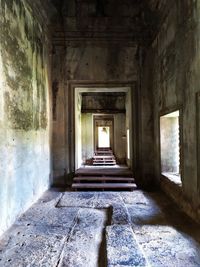 Corridor of old building