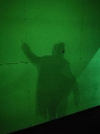 Shadow of child on hand