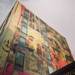 Low angle view of building against sky