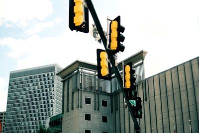 Low angle view of building against sky