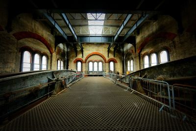 Interior of abandoned building