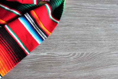 Full frame shot of multi colored wood