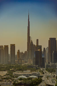 Buildings in city