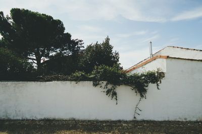 Low angle view of building against sky