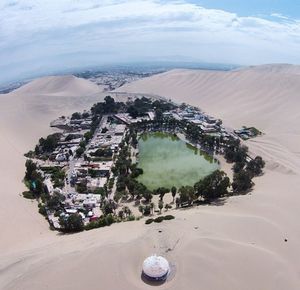 Aerial view of landscape