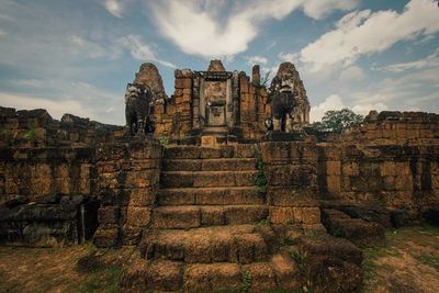 Old ruins against sky