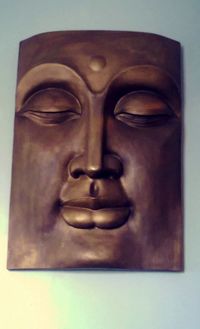 Close-up of art over white background