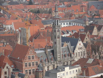 Aerial view of buildings in city