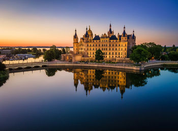 Schwerin castle, located in the city of schwerin, the capital of mecklenburg-vorpommern state