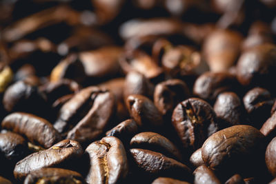 Detail shot of coffee beans