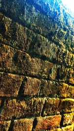 High angle view of sunlight falling on land