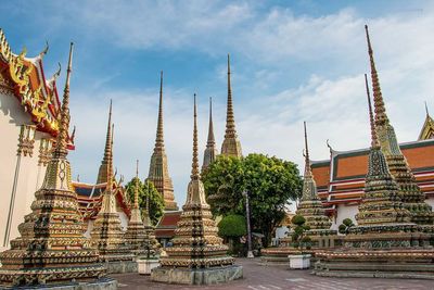 View of temple against sky