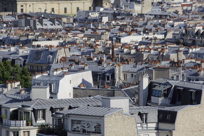 High angle view of cityscape