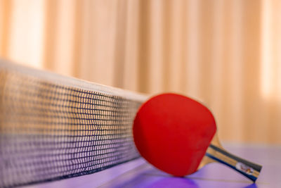 Close-up of ball on table