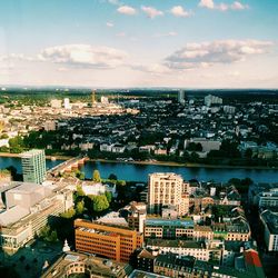 Aerial view of city