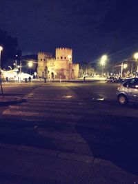 City street at night