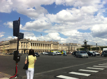 View of city street