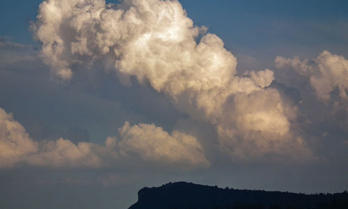 Low angle view of cloudscape against sky