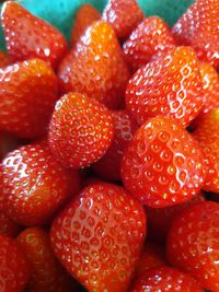 Full frame shot of strawberries
