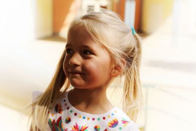 Portrait of cute girl