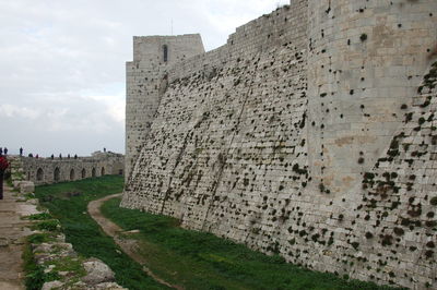 View of old ruins against sky