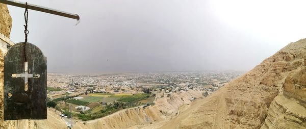 Panoramic view of landscape against sky