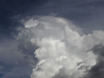 Low angle view of clouds in sky