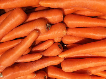 Fresh carrot for sell in the market.