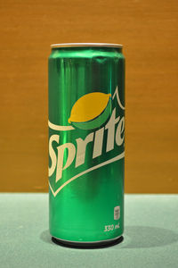 Close-up of drink in glass on table