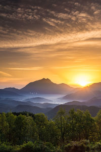 Basin and sunrise