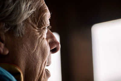 Close-up portrait of woman