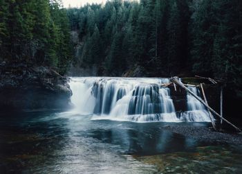 Waterfall in forest