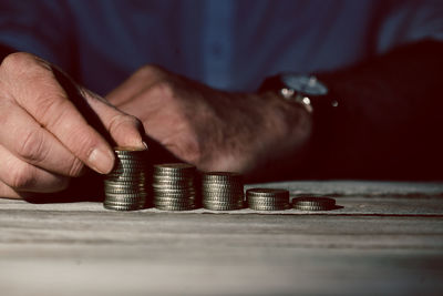 Close-up of hand with hands