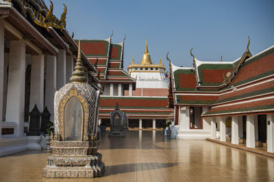 Low angle view of temple