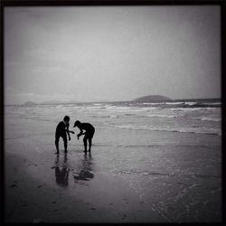 Tourists enjoying at beach