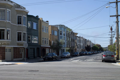 City street with buildings in background