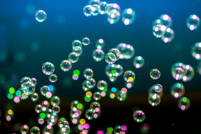 Close-up of bubbles