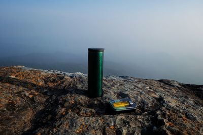 Scenic view of mountain against sky