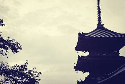 Low angle view of building against sky