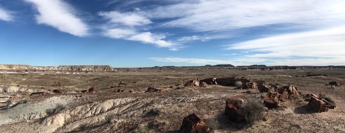 Panoramic view of landscape against sky