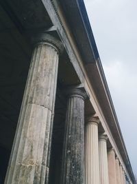 Low angle view of historical building