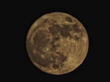 Close-up of moon at night